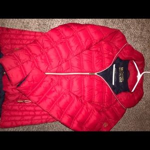 Red Michael kors jacket